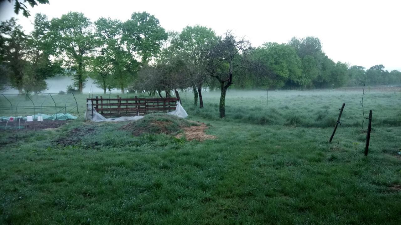 La Roulotte Chainoux Bains-sur-Oust Buitenkant foto