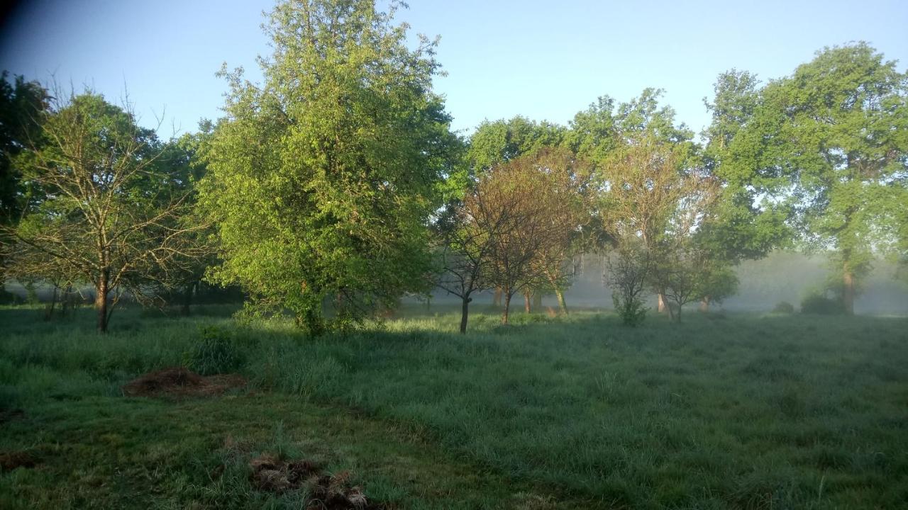 La Roulotte Chainoux Bains-sur-Oust Buitenkant foto